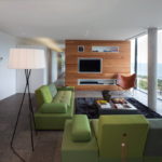 living room of a luxury home in begur