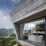 bathtub in a modern villa on the costa brava